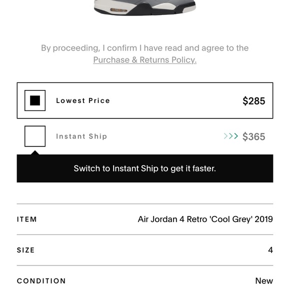 Jordan 4 Cool Grey - Picture 3 of 3